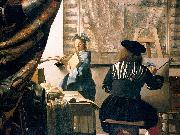 Johannes Vermeer Art of Painting Germany oil painting artist
